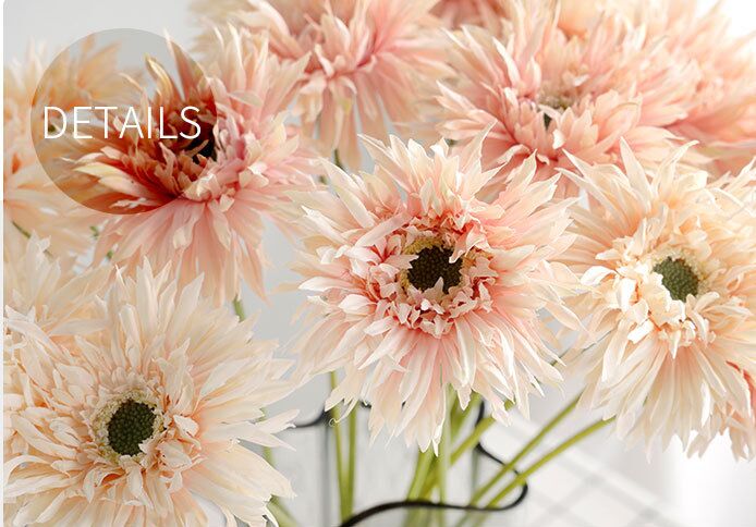 Hoa đồng tiền giả trang trí nhà cửa